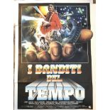 A large Italian film poster for Time Bandits, appr