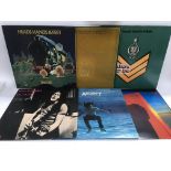Ten rock and blues LPs by various artists includin