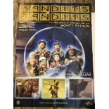 A large French film poster for Time Bandits, appro