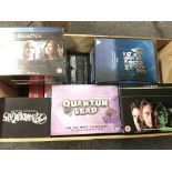 A Collection of DVD And Blu Ray Box Sets including