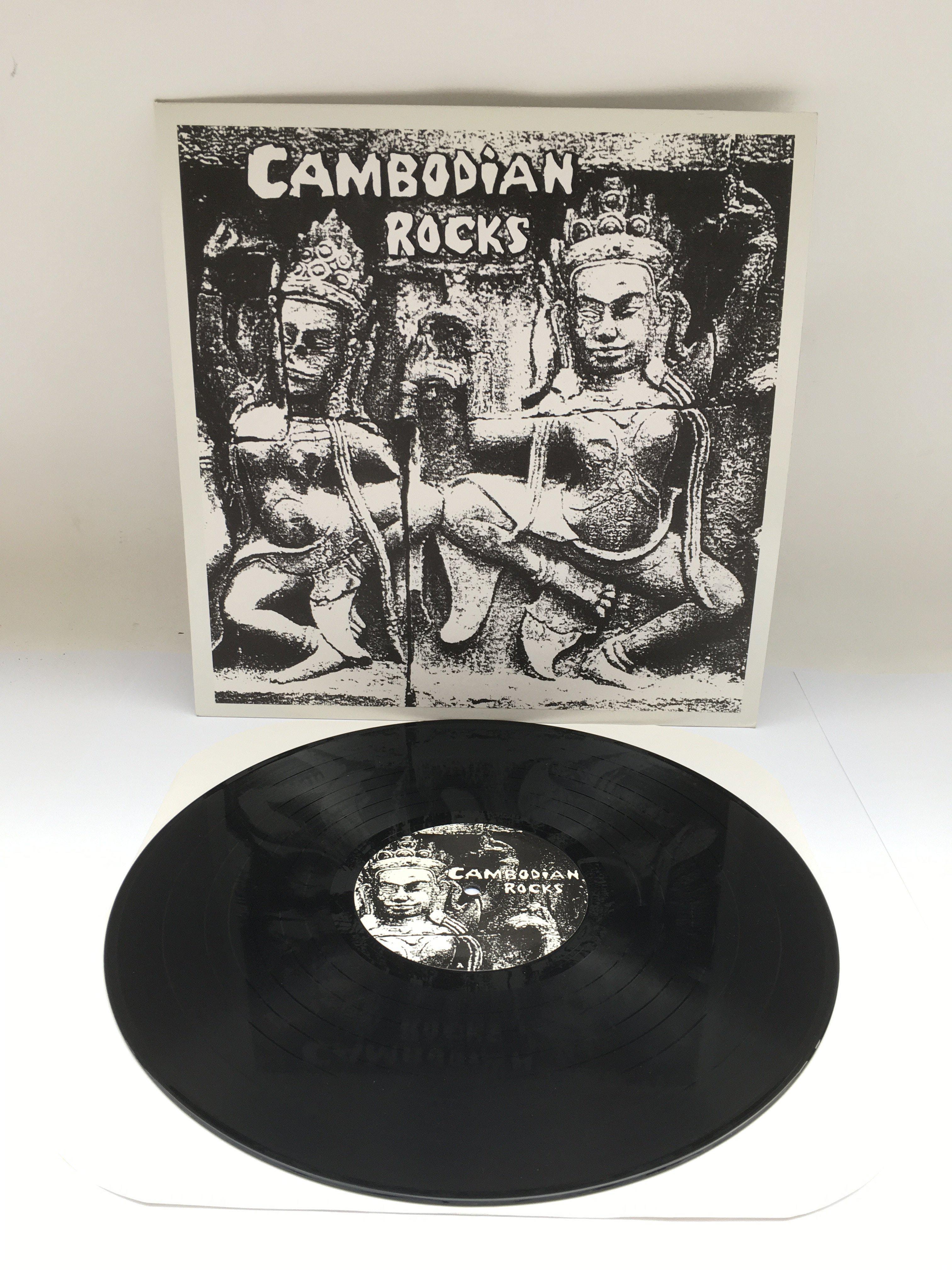 A very rare compilation LP 'Cambodian Rocks'. Unkn