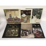 Six LPs by The Byrds and Crosby, Stills & Nash.