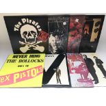 Eight punk and pub rock LPs by various artists inc