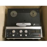 A boxed Revox B77 stereo reel to reel recorder wit