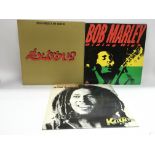Three Bob Marley LPs comprising 'Exodus', 'Kaya' a