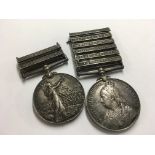 Two South African medals awarded to P.T.E A Curtis