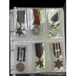 An album of WW2 and later medals 22 in total inclu