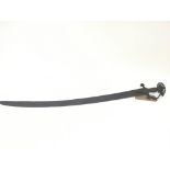 An Antique Tulwar sword no scabbard. Length 95cm.