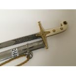 A quality George V Mameluke sword with gilt elabor
