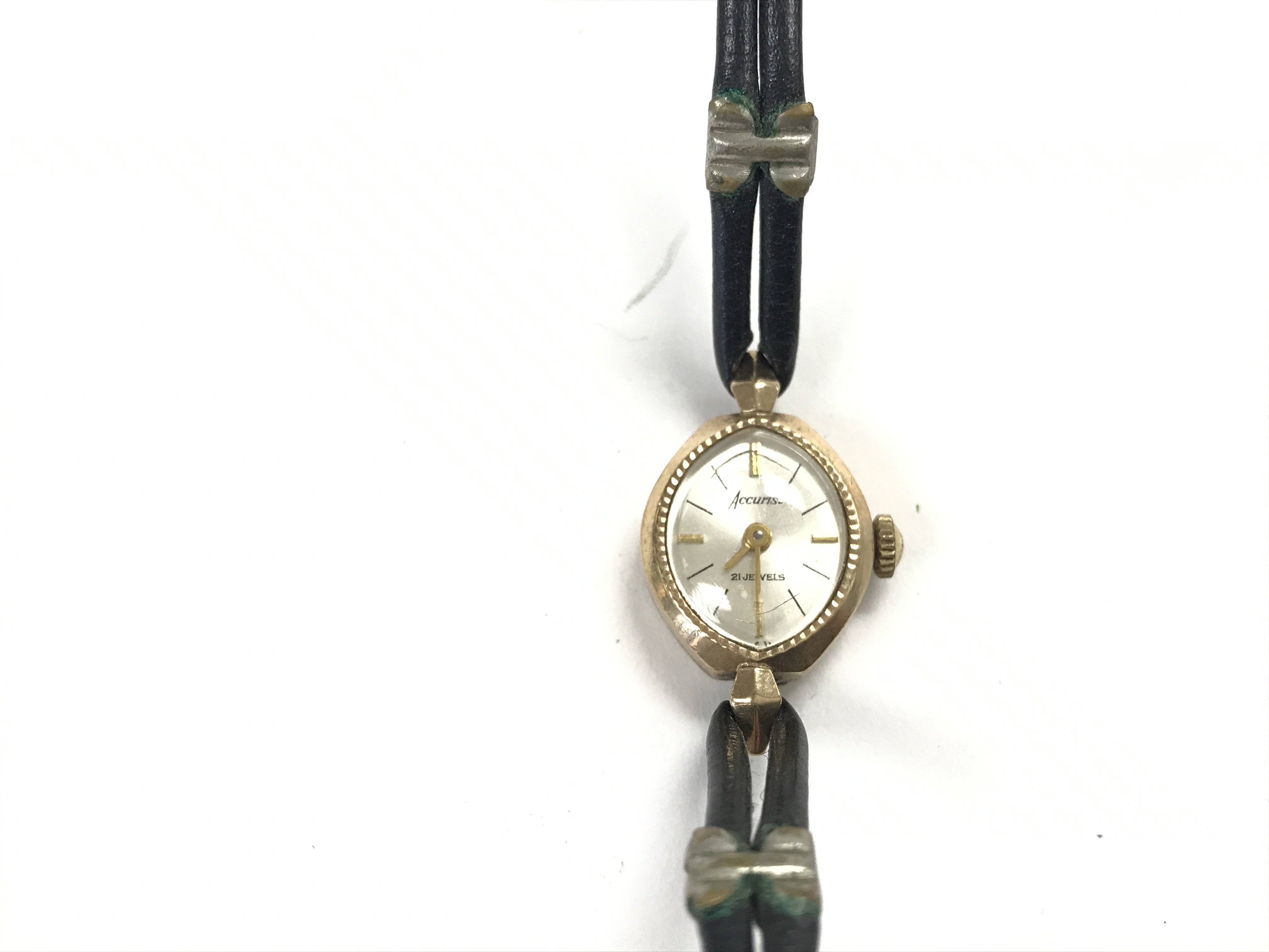 A small ladies vintage 9ct gold Accurist watch not - Image 2 of 4