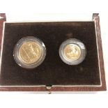 A Britannia two coin proof set 1987 .