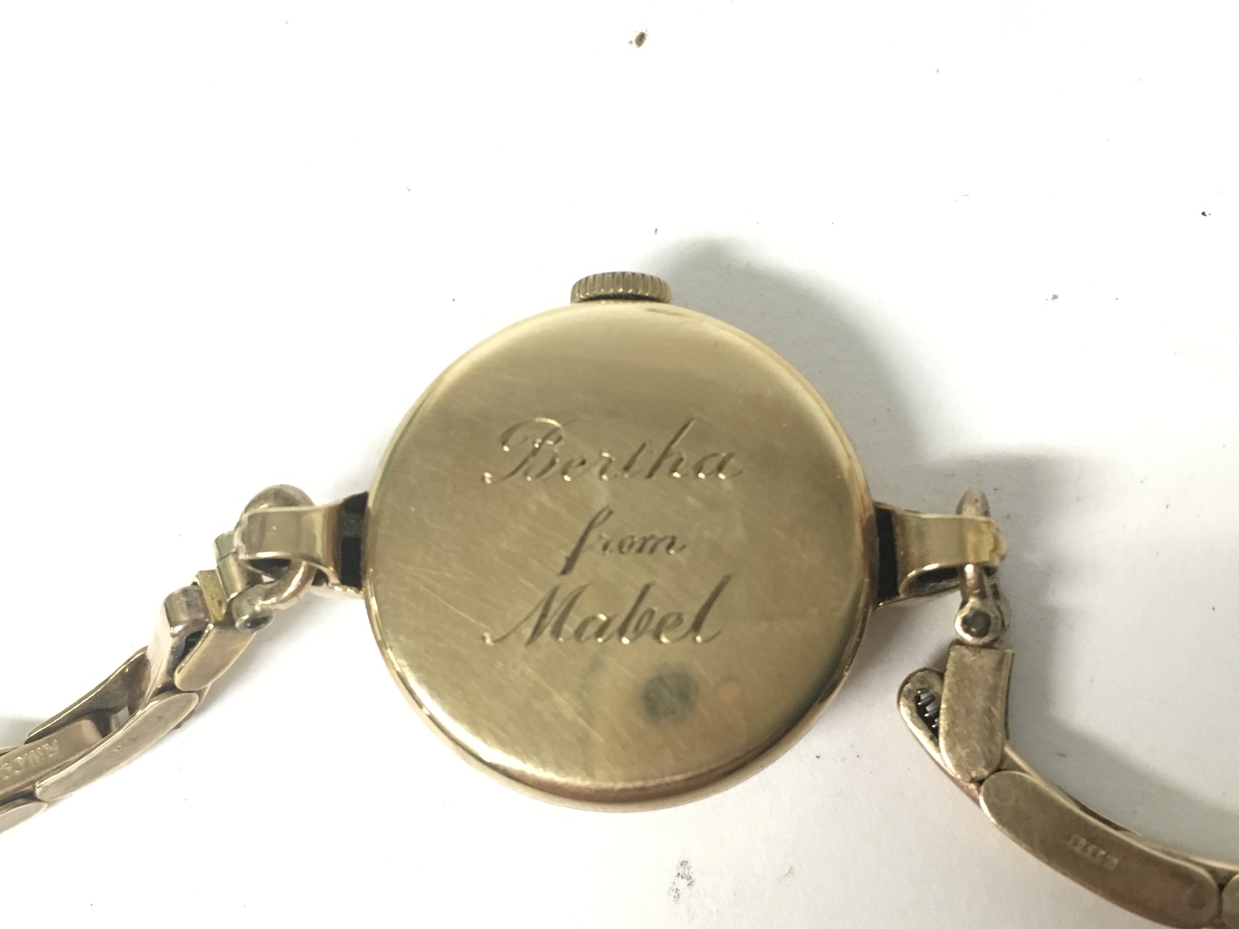 Tudor Gold watch with a plated strap