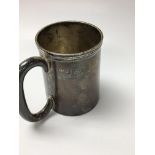 A silver mug Birmingham 1937 , 195 grams.