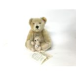 Mini Steiff bear + Steiff classic bear