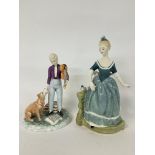 Royal Doulton figures including The Young Master &