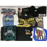 Two bags of band t shirts including The Beatles, M