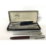 Collection of vintage Parker pens