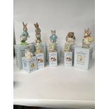 A collection of Royal Albert Beatrix Potter figure