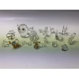 A collection of Swarovski Crystal figures etc.