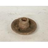 WW1 German Tunnel Candle Light Holder. Found in a