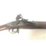 An Early 19th flintlock musket rifle possible East