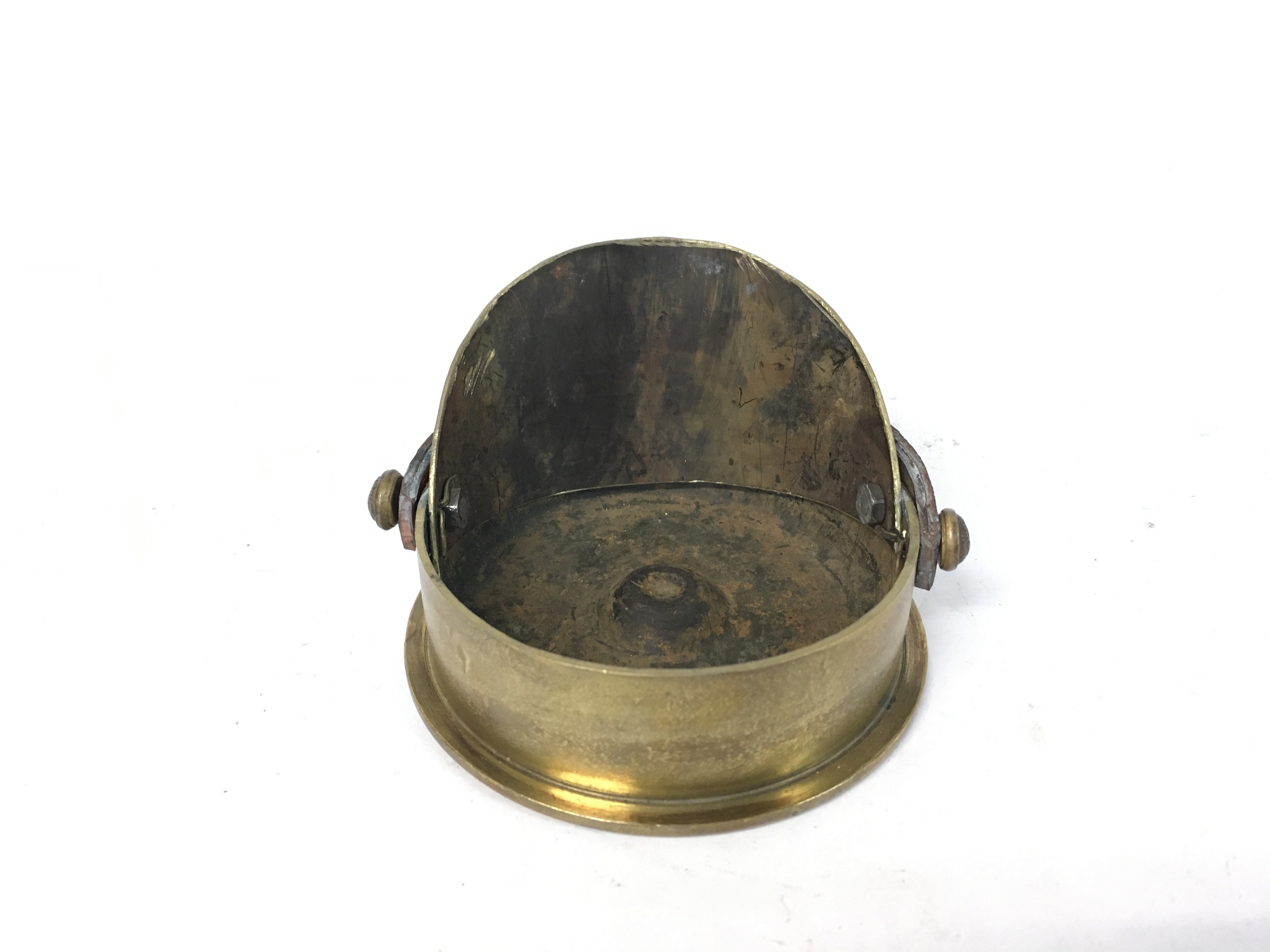 WW1 French Trench Art Cap made from 1917 French Sh