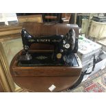 Singer sewing machine.