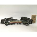 Vintage Hornby train set + Mercury Outboard Motor