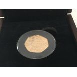 A Limited Edition Peter Pan gold proof 50 p 2019