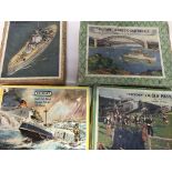Four victory jigsaw puzzles.