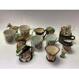 A good box of mixed ceramic items inc crested chin