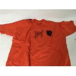 Signed orange Netherlands T-shirt