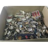 A large collection of silver and silver plated col