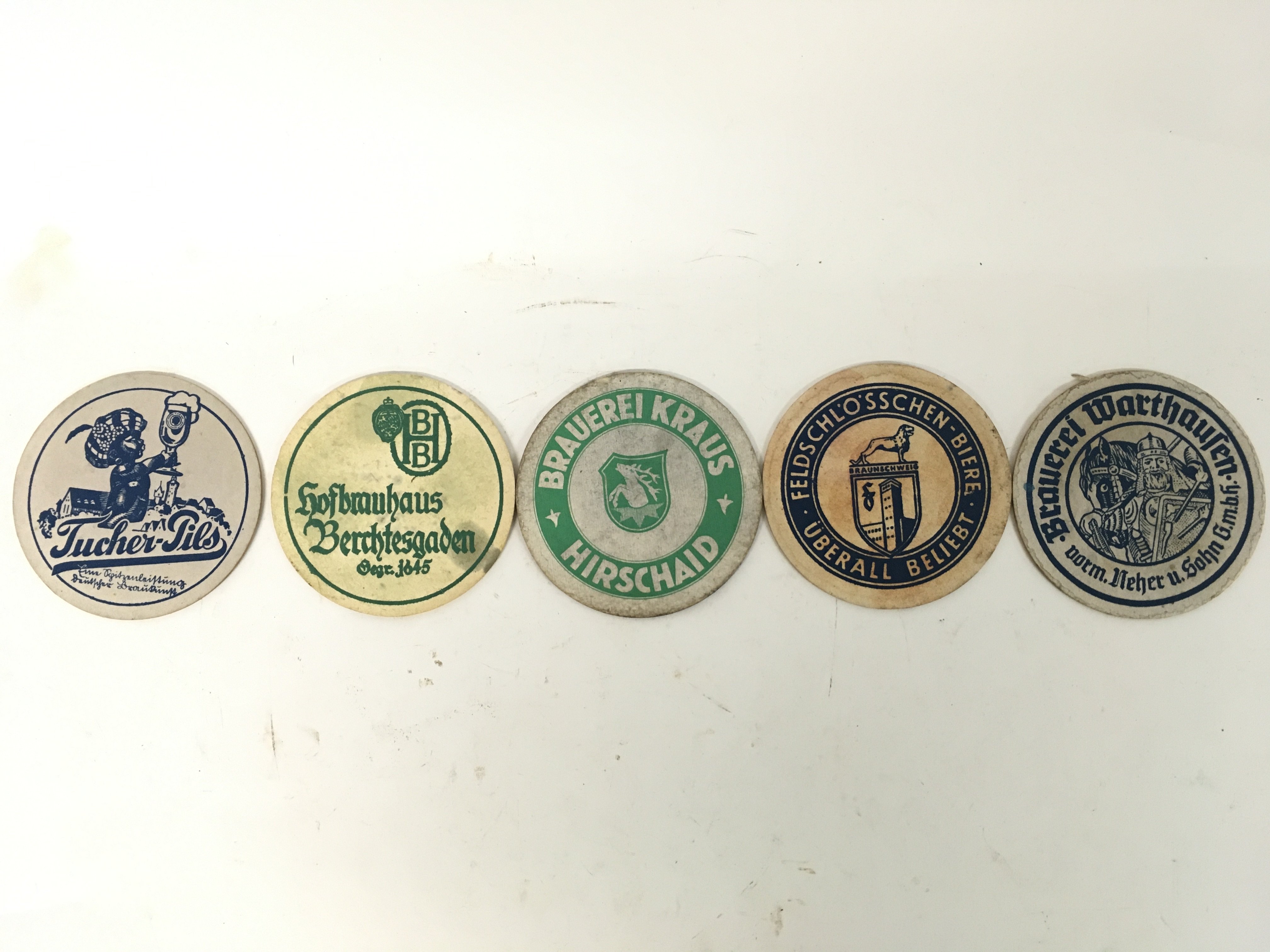 Set of 5 3rd Reich Beer Mats. - Bild 3 aus 3