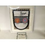 David beckham signed 1999 champions league final p