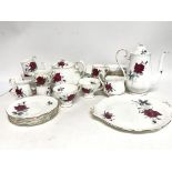 Royal Albert sweet romance tea set including plate