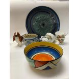 A mixed collection of collectors ceramics includin