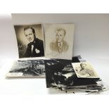 A collection of vintage black & white lobby cards