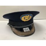 A vintage British Rail station masters cap. Dated