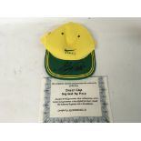 Pele signed Brazil cap