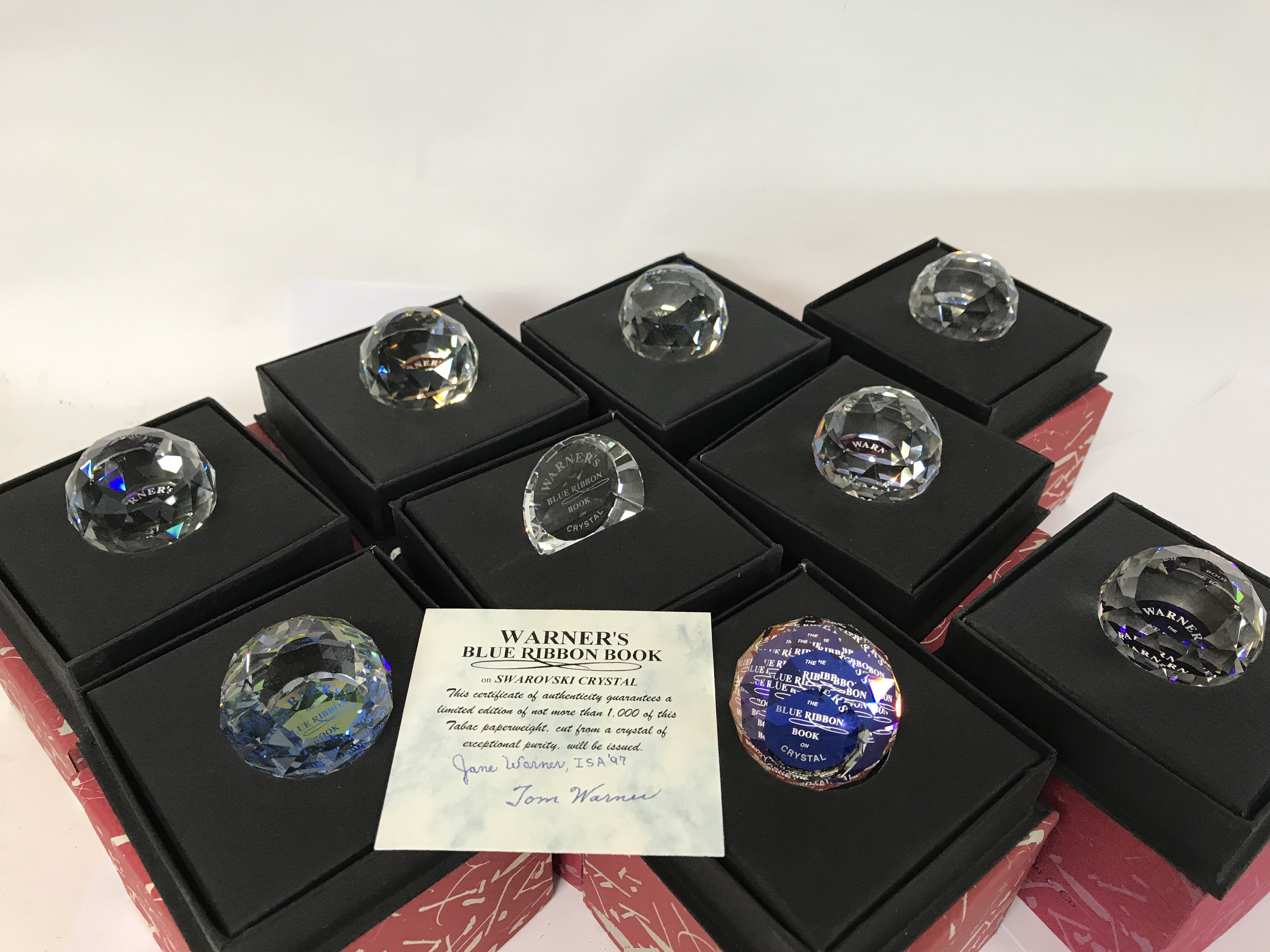 A collection of boxed Swarovski limited edition Wa