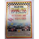 A good collection of Grand Prix and racing ephemer