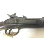 A Victorian Service percussion carbine rifle the a