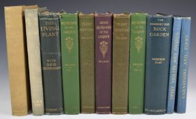 [Signed] Plant Hunting by Ernest H. Wilson with 128 illustrations 1927 in 2 volumes (Special