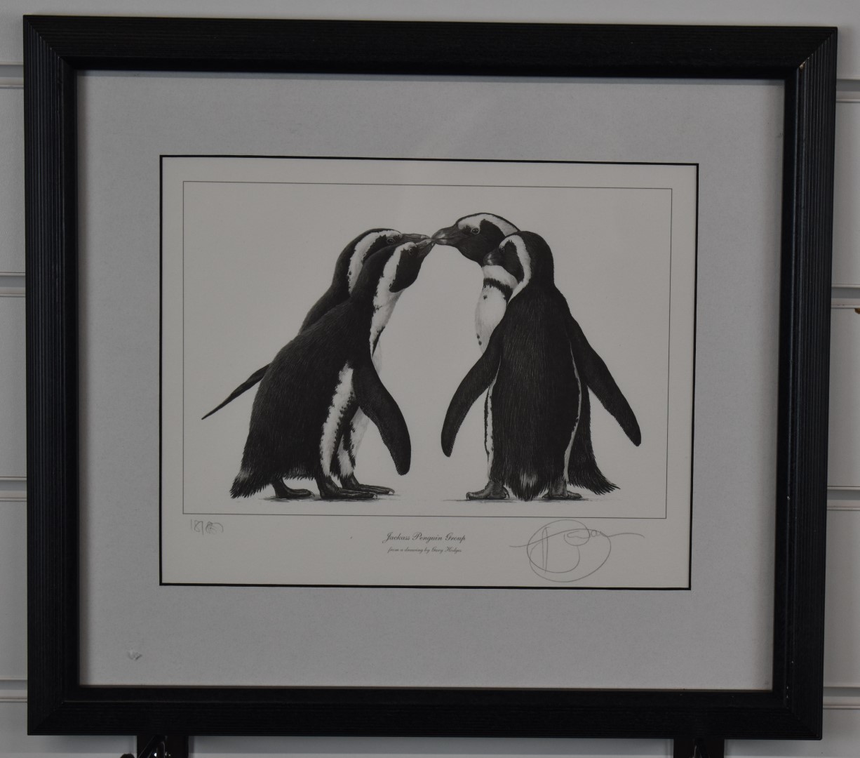 Gary Hodges (b1954), signed limited edition prints, Jackass Penguin (764/850) and Jackass Penguin - Image 3 of 9