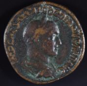 Roman Imperial coinage Military Anarchy AD235-270 Gordian II Africanus (238AD) AE Sestertius, obv.