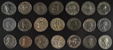Roman Imperial coinage The Illyrian Emperors AD270-285 Probus twenty one Antoninianus coins, some