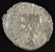 Roman Imperial coinage Military Anarchy AD235-270 Valerian II Billon Antoninianus silver, valerianus