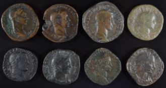 Roman Imperial coinage The Severan Dynasty AD193-235AD, Severus Alexander (222-235) eight