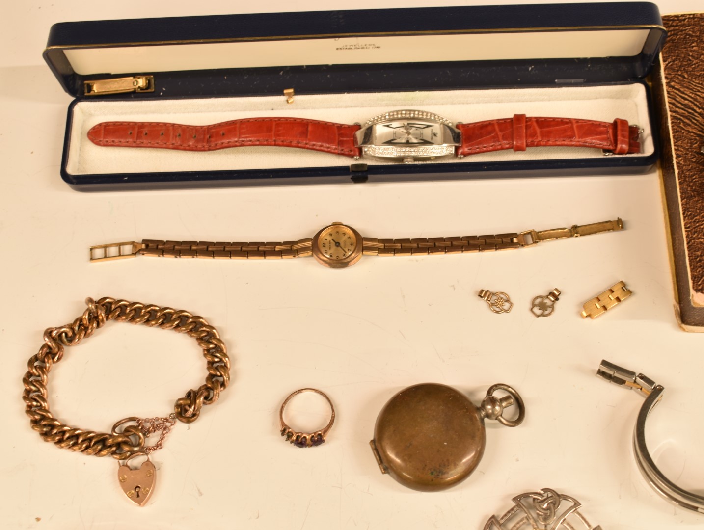 A collection of jewellery including Robert Alliston brooch, Scottish silver brooch, rolled gold etc - Image 2 of 4
